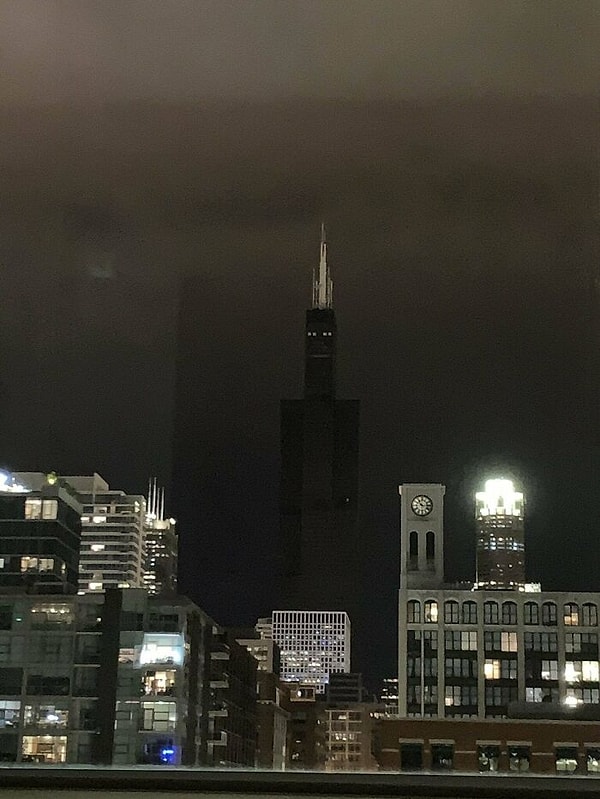 13. Sears Tower во время отключения электричества