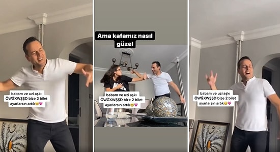 Bazı Çocuklar Çok Şanslı: Babasıyla Birlikte Uzi Dinleyip Dans Eden Kızın Muhteşem Anları