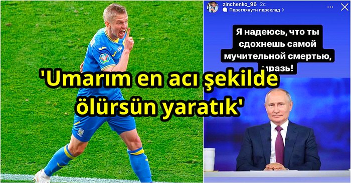 Manchester City'nin Yıldızı Zinchenko'dan Putin'e: 'Umarım En Acı Şekilde Ölürsün Yaratık'