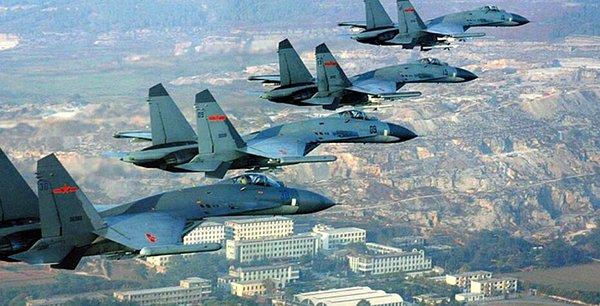 Çin Savaş Uçakları Tayvan'da!
