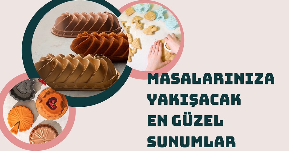 İkramlarınızda Farklılık Yaratın! En Güzel Şekilli Kurabiye ve Kek Kalıpları