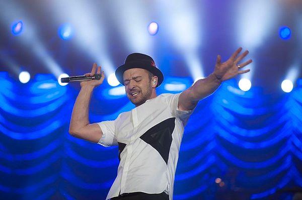 4. Justin Timberlake 2014 yılında verdiği konserde hayranlarına coşkulu anlar yaşatmıştı.