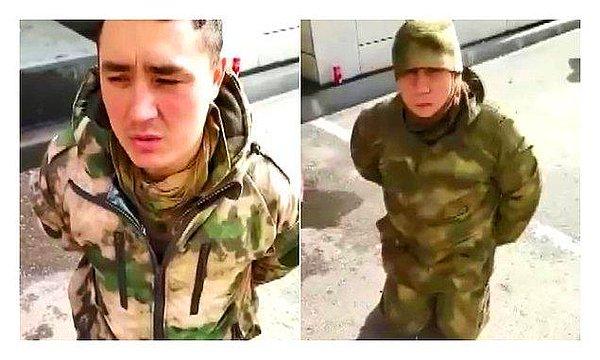 7. Ukrayna’nın başkenti Kiev ve çevresinde çatışmalar sürerken, Ukrayna’nın Ankara Büyükelçiliği, esir alınan Rus askerlerine ilişkin görüntüleri paylaştı.