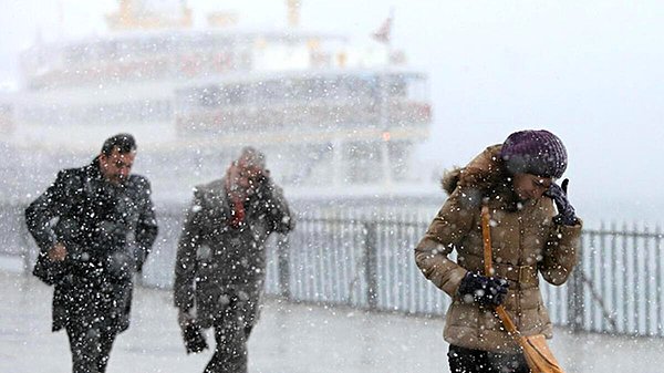 İstanbul'a Kar Uyarısı