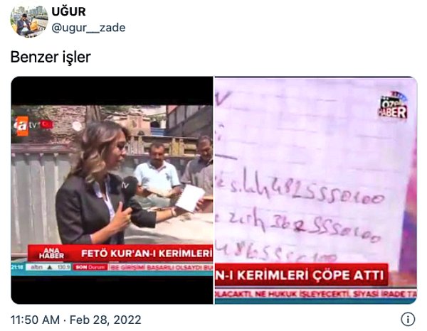 2. Kimileri bu olayı yakın tarihimizin benzer işlerinden birine benzettiler.