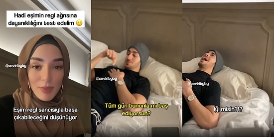 Regl Sancısını Küçümseyip Ağrı Simülatörünü Deneyen Adamın, Eşine ve Tüm Kadınlara Saygı Duyduğu O Anlar