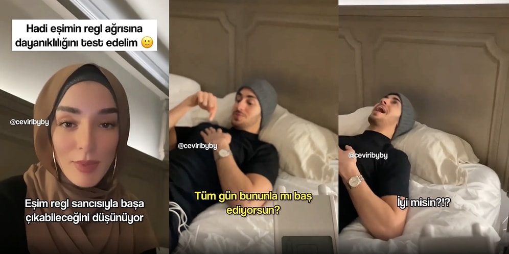 Regl Sancısını Küçümseyip Ağrı Simülatörünü Deneyen Adamın, Eşine ve Tüm Kadınlara Saygı Duyduğu O Anlar