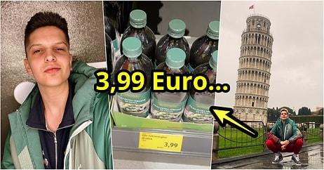 Ebrar Karakurt'un İtalya'daki Market Alışverişinde Karşılaştığı Fiyatlar Sizi Bi' Miktar Sorgulatacak