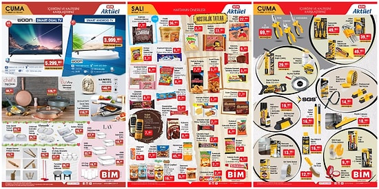 8 - 11 Mart BİM Aktüel İndirim Kataloğu