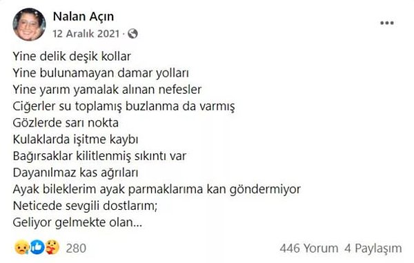 İşte o son paylaşım 👇