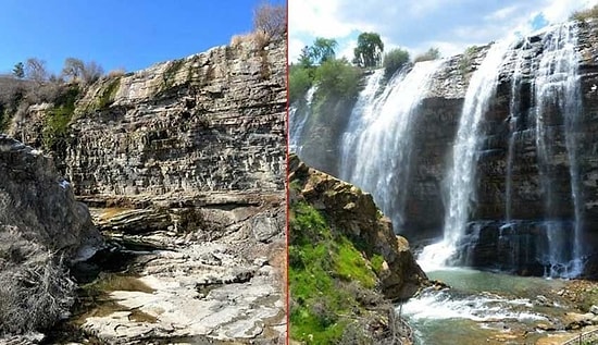 Bunu da Gördük: HES Şirketi Meşhur Tortum Şelalesinin Suyunu Kesti