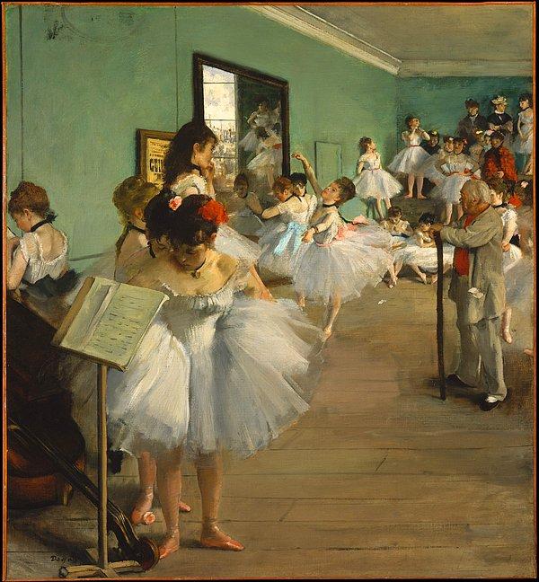 15. Edgar Degas bale dansçılarına o kadar hayrandı ki, onları sanatında temsil etmeyi takıntı haline getirdi ve bale sanatçılarını konu alan 1500 resim çizdi.