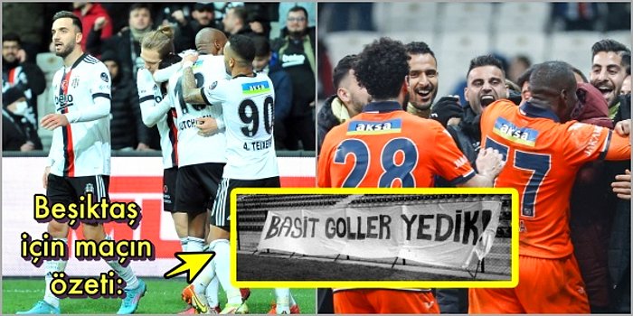 4 Gollü Maçta Kazanan Yok! Başakşehir'i Yenemeyen Beşiktaş Üst Sıralara Tırmanma Şansını Kaçırdı