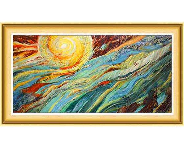 "Güneşin Doğuşu" ismini verdiği ilk yağlı boya tablosu Berger'e birincilik ödülünü getirirken, yalnızca 1 sene sonra Tahran Bineali'nde de ikincilik ödülünü kazandı.