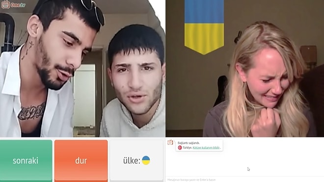 Omegle'da Eşleştiği Ukraynalı Kadın Ağlayınca, Putin'e Küfredip Teselli İçin Telefon Numarası Veren Türkler