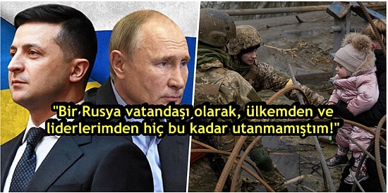 Aklın ve Vicdanın Yolu Bir! İşte Rusya'nın Ukrayna'yı İşgalini Protesto Eden Ruslar