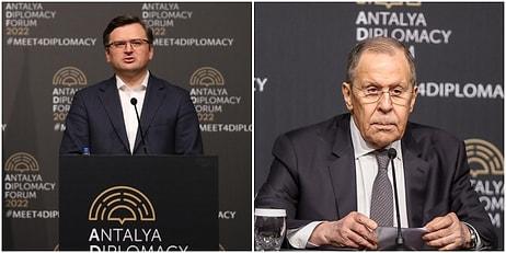 Kuleba ve Lavrov'dan Açıklamalar! Antalya'daki Görüşmede Neler Konuşuldu?