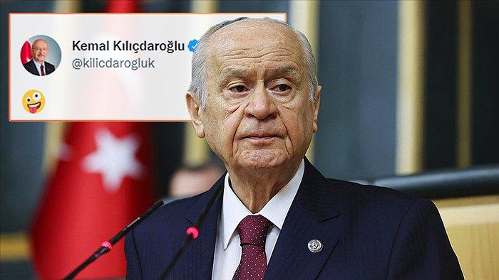 Kılıçdaroğlu, Diyarbakır Ziyaretini Rusya-Ukrayna Savaşına Bağlayan Bahçeli'ye Emoji ile Yanıt Verdi: 🤪
