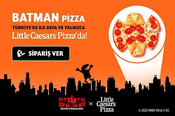 The Batman 4 Mart'ta sinemalarda! Batman Pizza ise Türkiye'de ilk defa ve yalnızca Little Caesars Pizza'da!