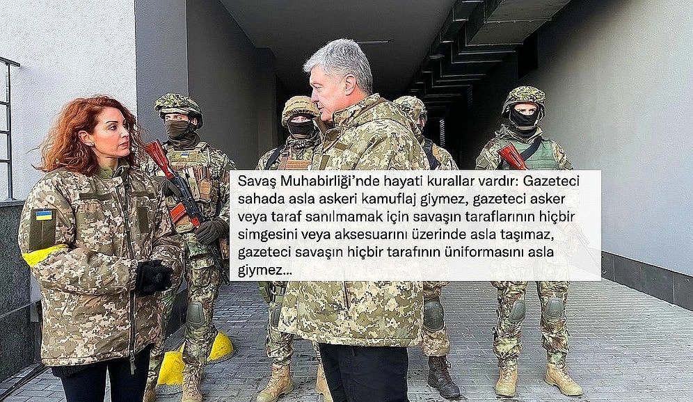 Nagehan Alçı’nın Savaş Bölgesinde Askeri Üniforma Giymesi Tartışma Yarattı: ‘Gazetecilik Poz Vermek Değildir’