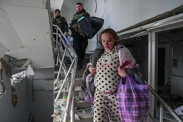 Vishegirskaya, Rusya'nın vurduğu Mariupol'deki doğum hastanesinden kaçış görüntüleriyle savaşın simgelerinden biri haline gelmişti.