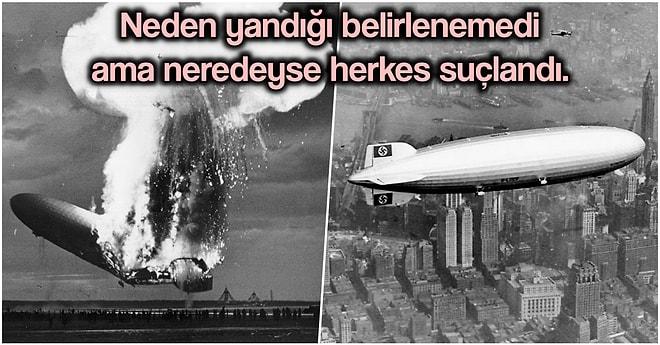 Gelmiş Geçmiş En Büyük Zeplin Hindenburg’un Yandığı Felaket ve Sonrasında Ortaya Atılan Komplo Teorileri