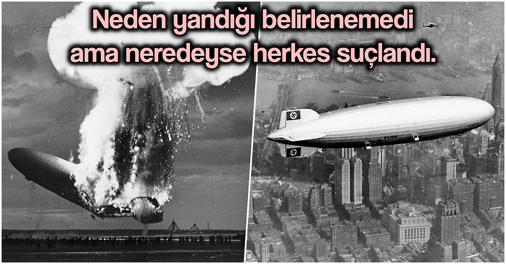 Gelmiş Geçmiş En Büyük Zeplin Hindenburg’un Yandığı Felaket ve Sonrasında Ortaya Atılan Komplo Teorileri