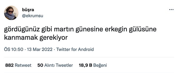 5. Yine Facebook'tan muz kabuğu içinde gelen bir tweet.