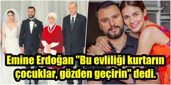 Alişan'la Buse Varol Çiftinin Evliliğini Cumhurbaşkanı Erdoğan'ın Eşi Emine Erdoğan'ın Kurtardığı İddia Edildi