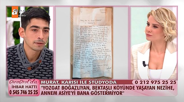 Annesinin şu an Yozgat'ın Boğazlıyan ilçesine bağlı Bektaşlı Köyü'nde zorla tutulduğunu düşünen Murat, kendisini yurda verdikten sonra annesinin zorla evlendirildiğini iddia ediyor.