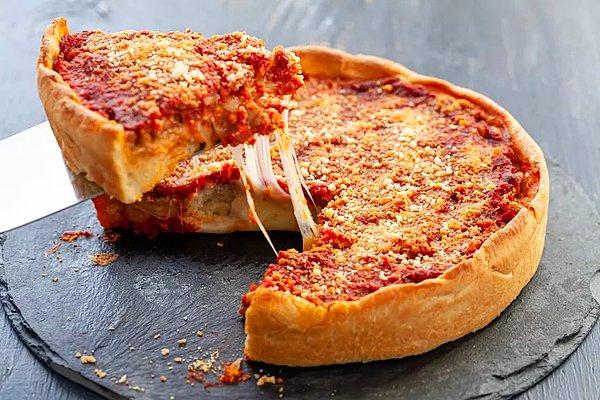 30. Chicago, Illinois, ABD-Deep-dish pizza (Chicago pizzası)
