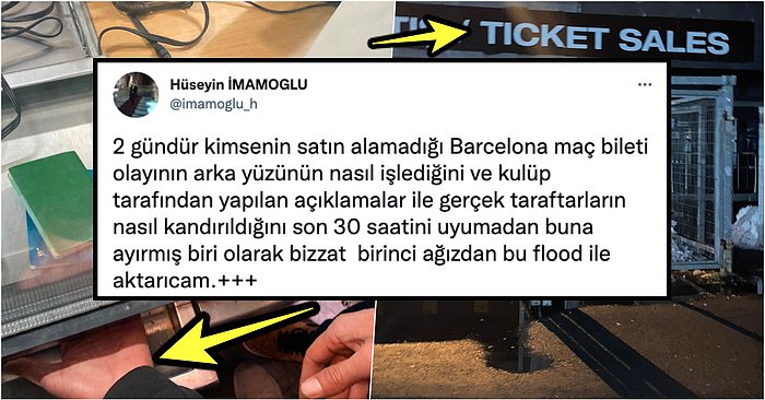 Barcelona Maçı Biletlerinin Nasıl Organize Şekilde Karaborsacılara Verildiğini Okurken İsyan Edeceksiniz!