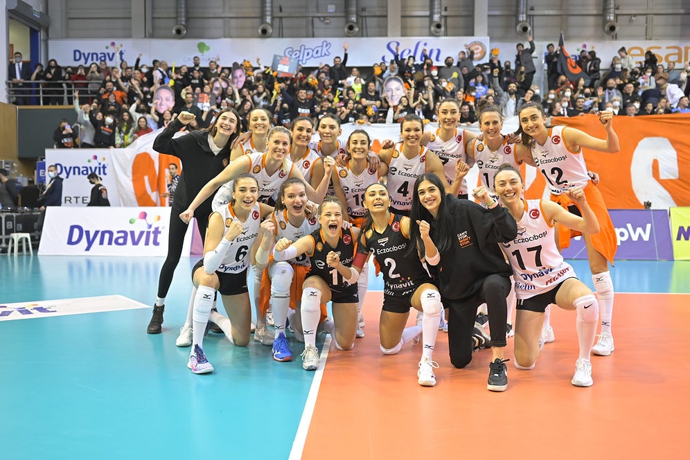 Eczacıbaşı Dynavit, CEV Kupası İçin Avantajı Kaptı! Şampiyonluğa Kaldı Bir Adım