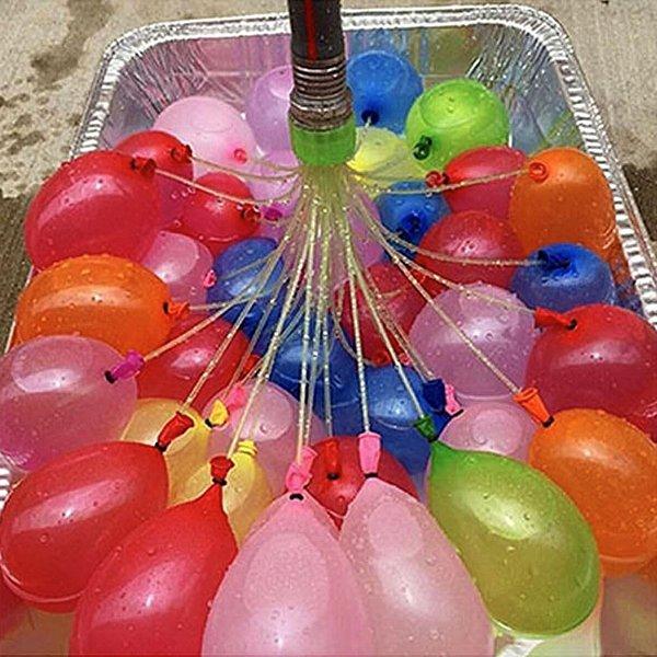 18. 111 tane su balonu ve su balonlarını kolaylıkla şişirmenize yardımcı olacak aparat, tam da yaz eğlencesi için seçilmiş!