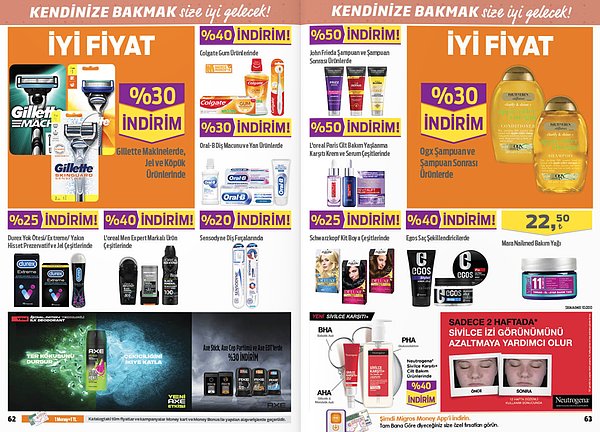 John Frieda şampuan ve şampuan sonrası ürünleri %50 indirimli.