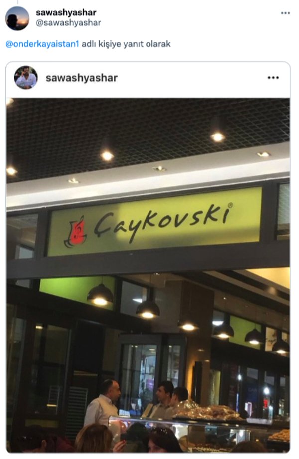 13. Çaykoyski de olabilirdi. 😅