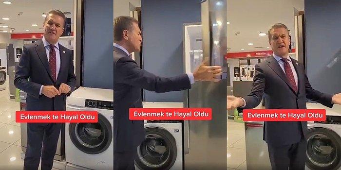 Türkiye Değişim Partisi Genel Başkanı Mustafa Sarıgül, Sinirini Bu Kez Buzdolabından Çıkardı