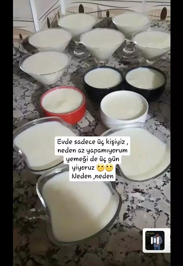 1. Malzemeyi bol koyduğun için olabilir.