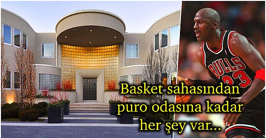 Michael Jordan'ın 14.9 Milyon'a Tam 10 Yıldır Satmaya Çalıştığı Devasa Malikanesinin İçini Görmelisiniz!