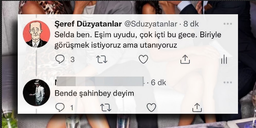 Eş Değiştirmek İçin Çift Arayan Adamı Fena Trolleyen Şeref Düzyatanlar'ın Son Bombası Kahkaha Attırıyor