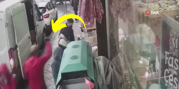 Dükkanın Önünde Bekleyen 9 Yaşındaki Çocuğun Kafasına Sebepsiz Yere Yumruk Atıp Yoluna Devam Eden Adam