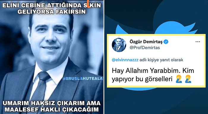 Twitter Spaces Yayınıyla Yine Binlerce Kişiye Ulaşan Özgür Demirtaş Kendisiyle İlgili Görsele 'Sesli Güldü' 😅