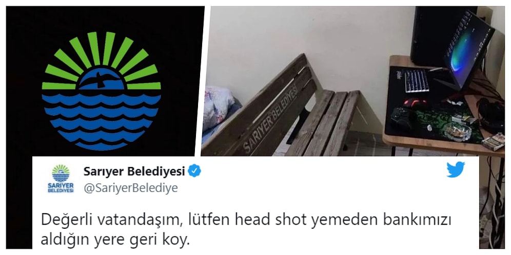 Belediye Bankını Oyuncu Koltuğu Niyetine Kullanan Vatandaşa Çağrı: Headshot Yemeden Yerine Koy!