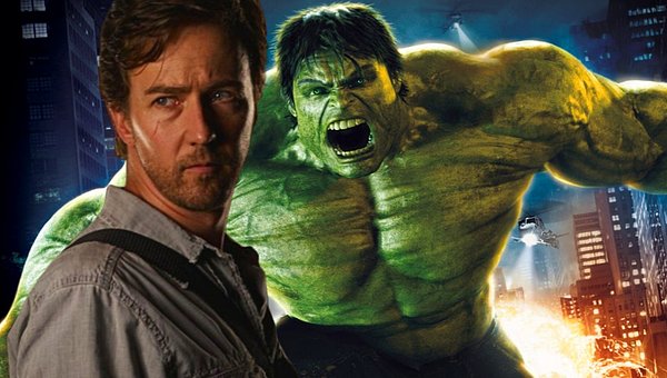 8. Ed Norton Hulk'da Bruce Banner rolünü canlandırıyordu ancak Marvel Studios'un yaptığı açıklamayla işten atıldı.
