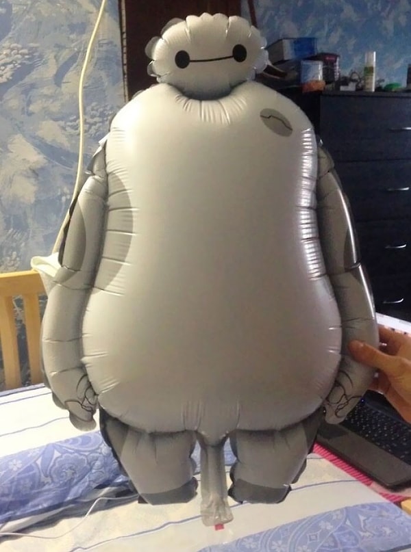 9. "Идеальное" место для надувания шарика детям