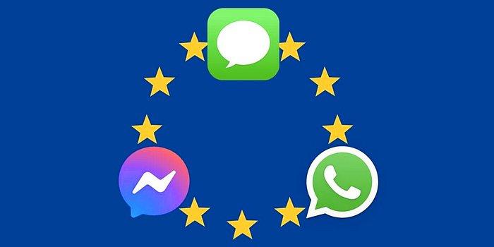Avrupa Birliği, WhatsApp ve iMessage'ın Tekelleşmesini Engelleyecek Yeni Yasayı Geçirdi!