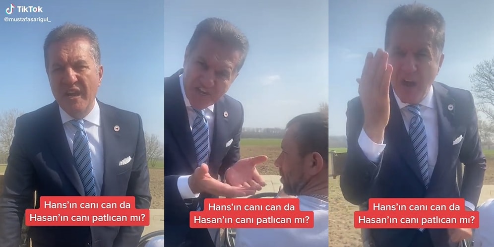 Mustafa Sarıgül Almanya'da Şaplatmaya Devam Ediyor: 'Hans'ın Canı Can da Hasan'ın Canı Patıcan mı?'