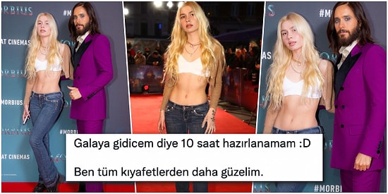 Morbius Filminin Galasına Bakkala Gider Gibi Giden Aleyna Tilki'nin Kombini Dalga Konusu Oldu, Cevap Gecikmedi