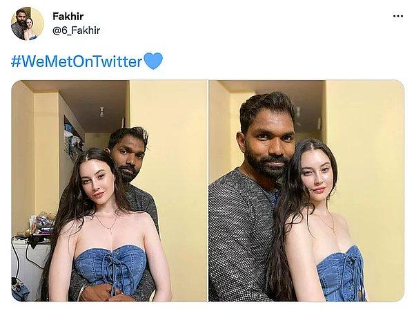 9. Hindistanlı bir adam 'Twitter'da Tanıştık' diyerek Fransız kız arkadaşını paylaşınca sosyal medyada tepki çekti.
