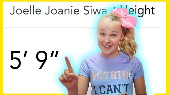 What is Jojo Siwa’s height, weight, and body measurements?